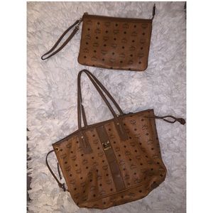 MCM- Liz Reversible Medium Vistetos Tote Bag